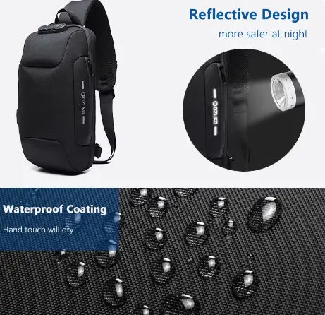 💥Last Day SALE 50% OFF💥Anti-Theft Crossbody Charging Bag