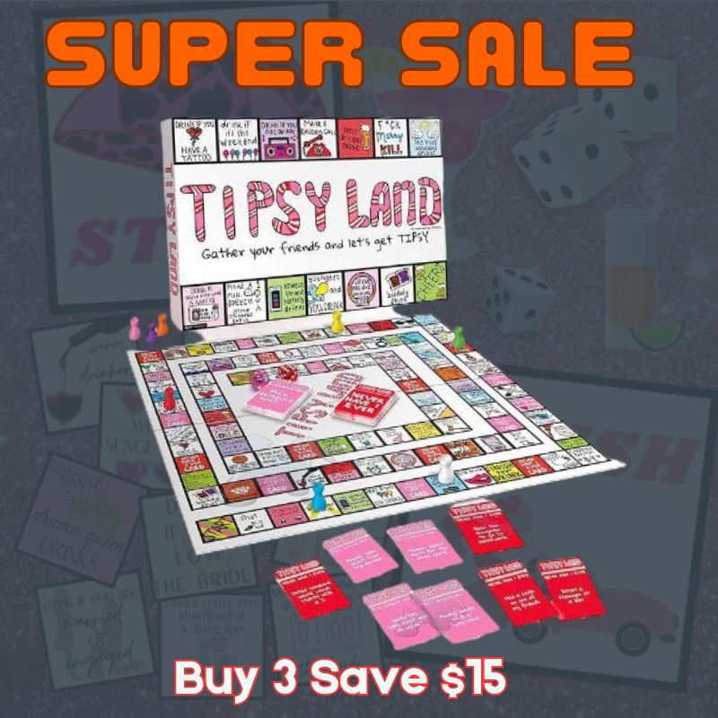 🔥 Last Day Sale 50% Off ⏰ Party Board Game - Fun Drinking Game for Friends 🍷