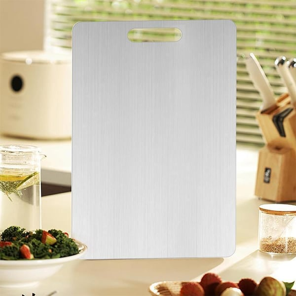 🔥Stainless Steel Double Sided Chopping Board